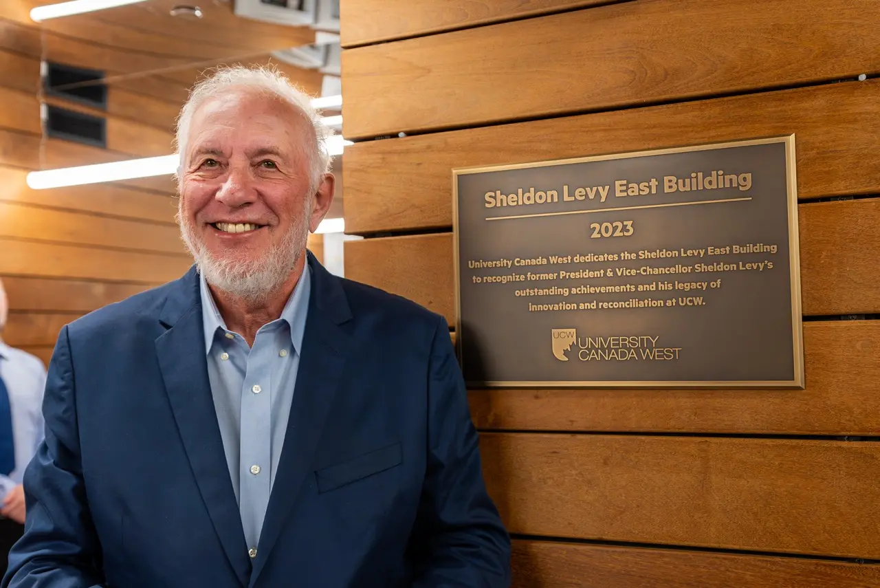  University Canada West dedicates campus building in honour of former president